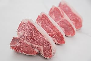 Lamb Bone-In Loin Chops | 5 lbs | 20 Chops | All Fresh Seafood