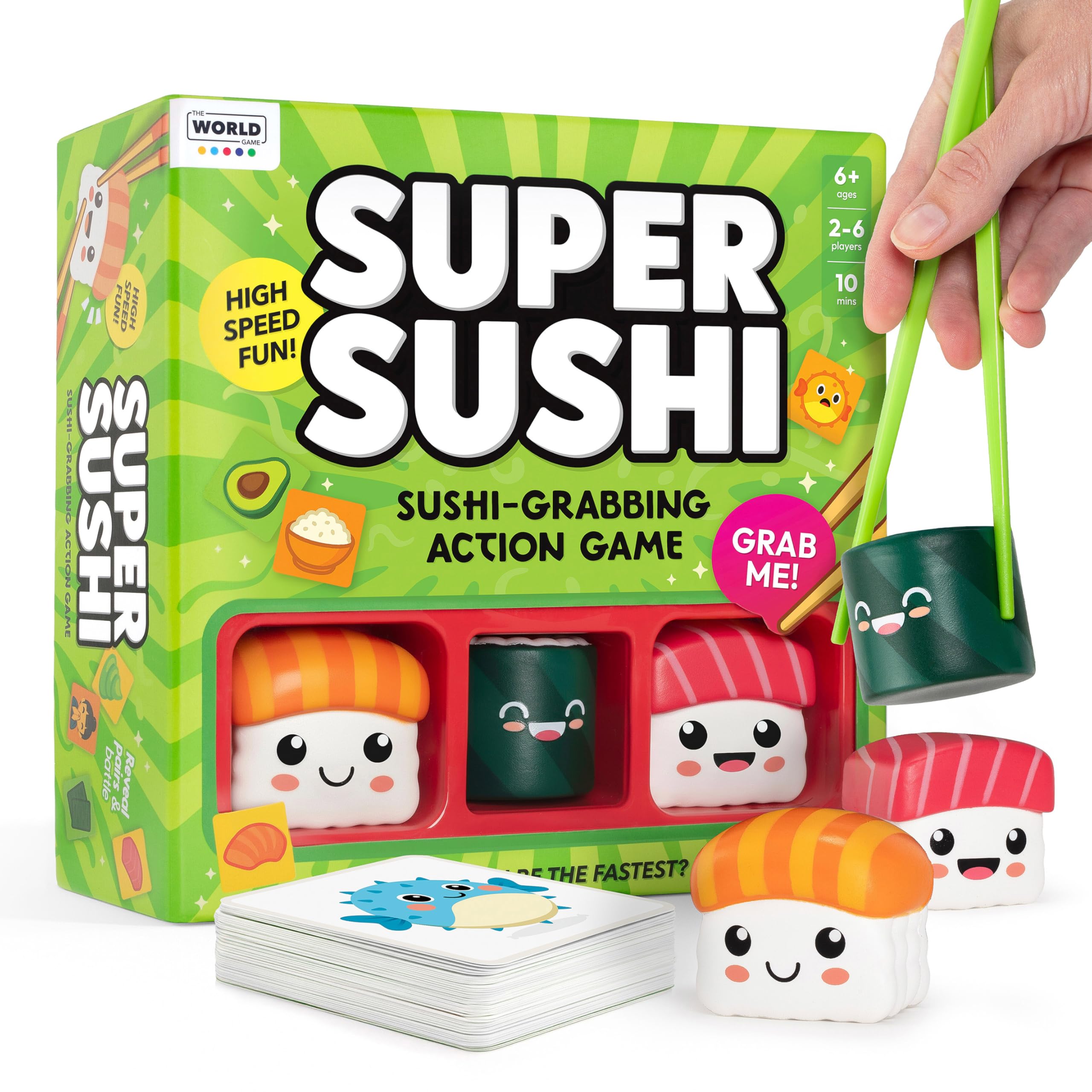 Photo 1 of Super Sushi – Fun Family Board Game - Hilarious Party Matching Card Game for Kids, Teens & Adults