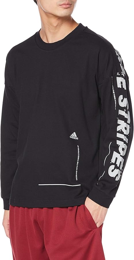 Amazon アディダス 長袖 Tシャツ ワード ルーズ 長袖tシャツ Jkl71 メンズ フィットネス トレーニング シャツ 通販