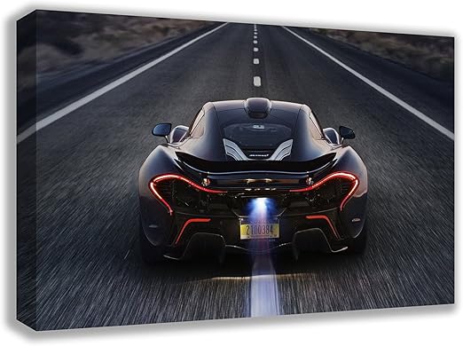 Amazon Com Mclaren P1 Supercar Canvas Wall Art 44 X 26 Posters Prints
