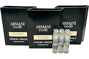 GIORGIO ARMANI ARMANI CODE EDP Men Sample Spray Perfume 1.2/0.04 3 PCS Set