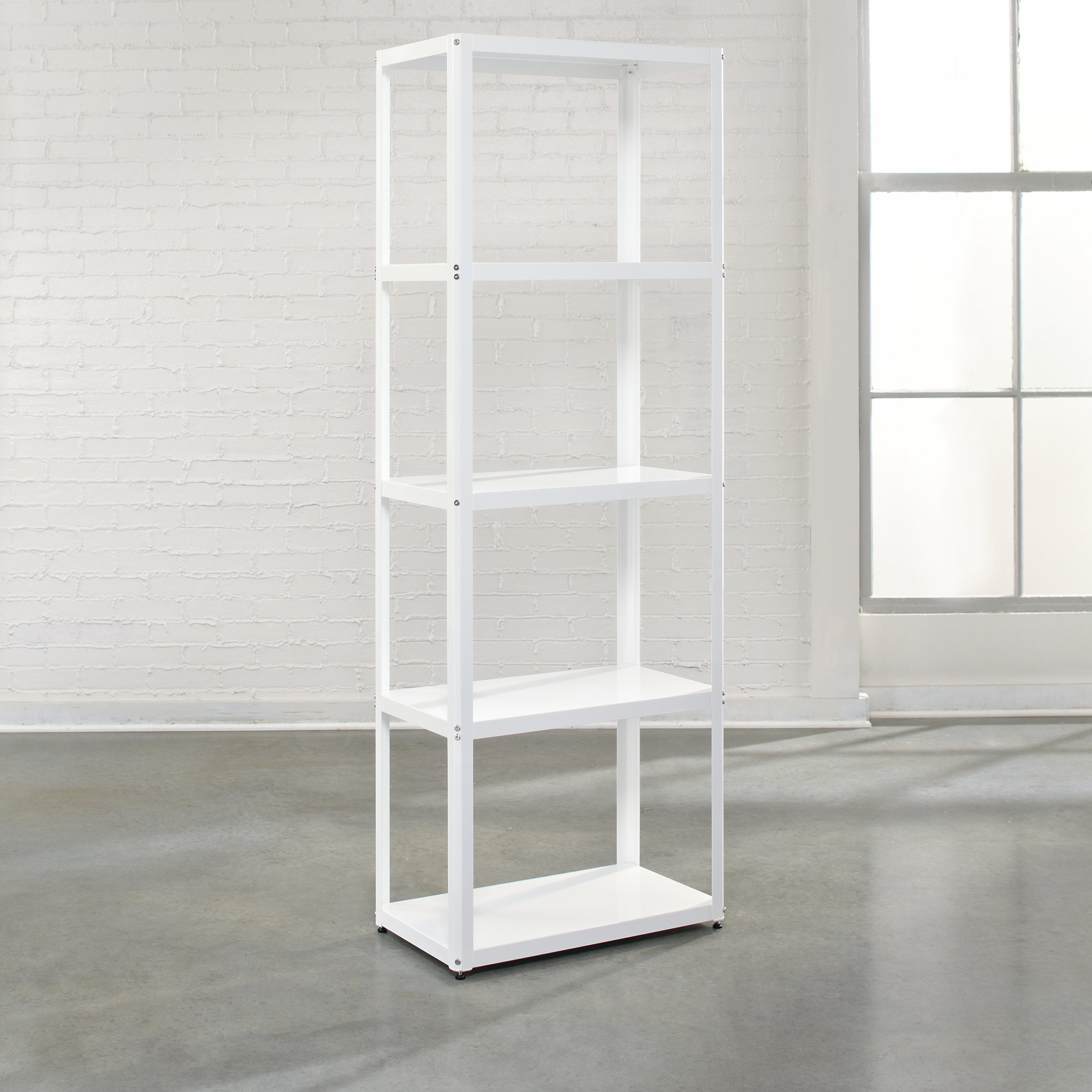 Sauder Soft Modern Tower Bookcase, Arctic White 692622926242 eBay