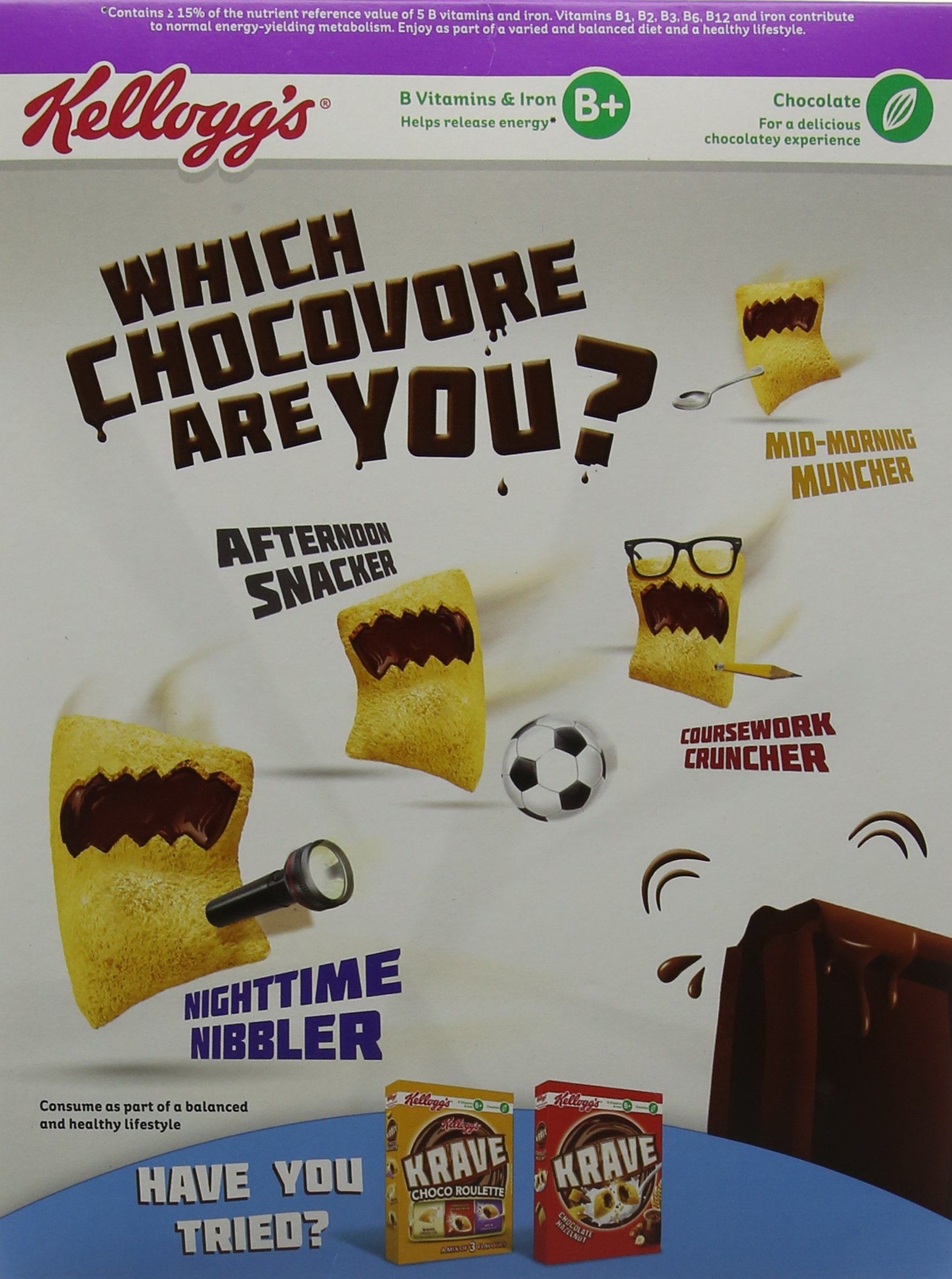 Krave Milk Chocolate Cereal Shells 375 g (Pack of 6) Buy Online in