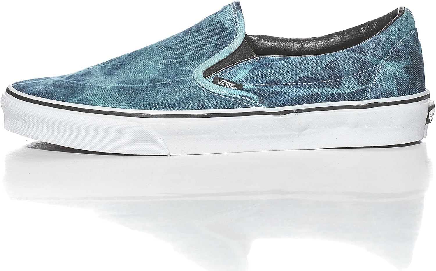 vans blue tie dye shoes