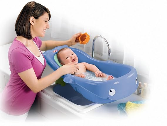 fisher price whale tub baby stopper