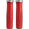 COGSTER Elega Bike Handlebar Lock-on Grips, Lightweight Rubber Grips for XC, MTB, BMX Bikes
