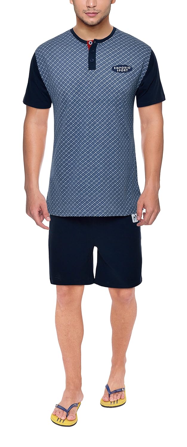 irge men's lounge short & t-shirt