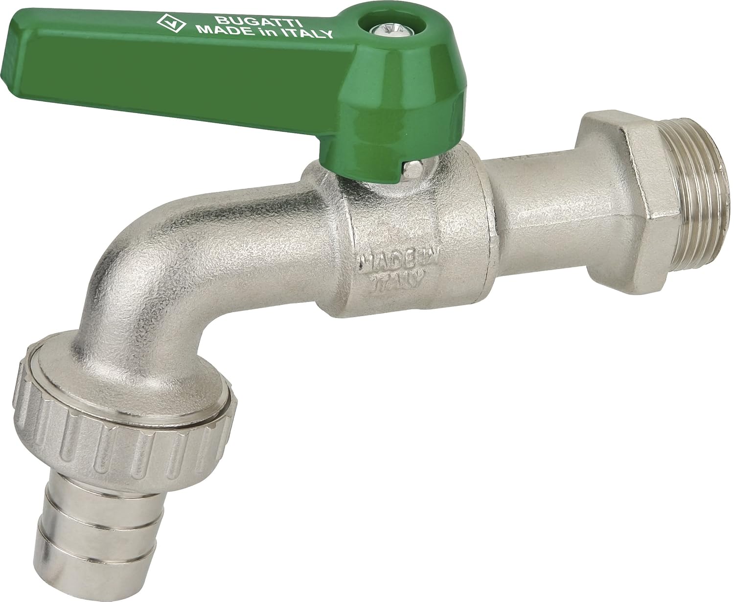 Дренажный шаровой кран со штуцером для подключения шланга 90 фото