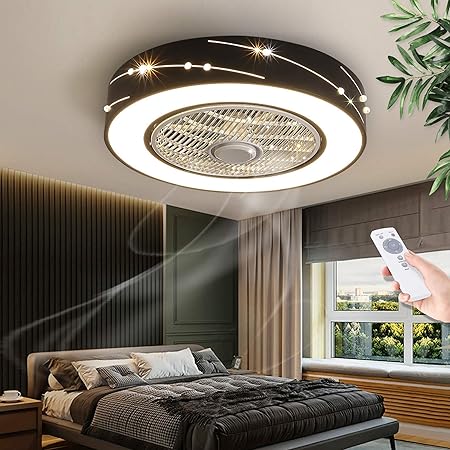 LED Fan Deckenventilator Moderne LED Fan Deckenleuchte Mit
