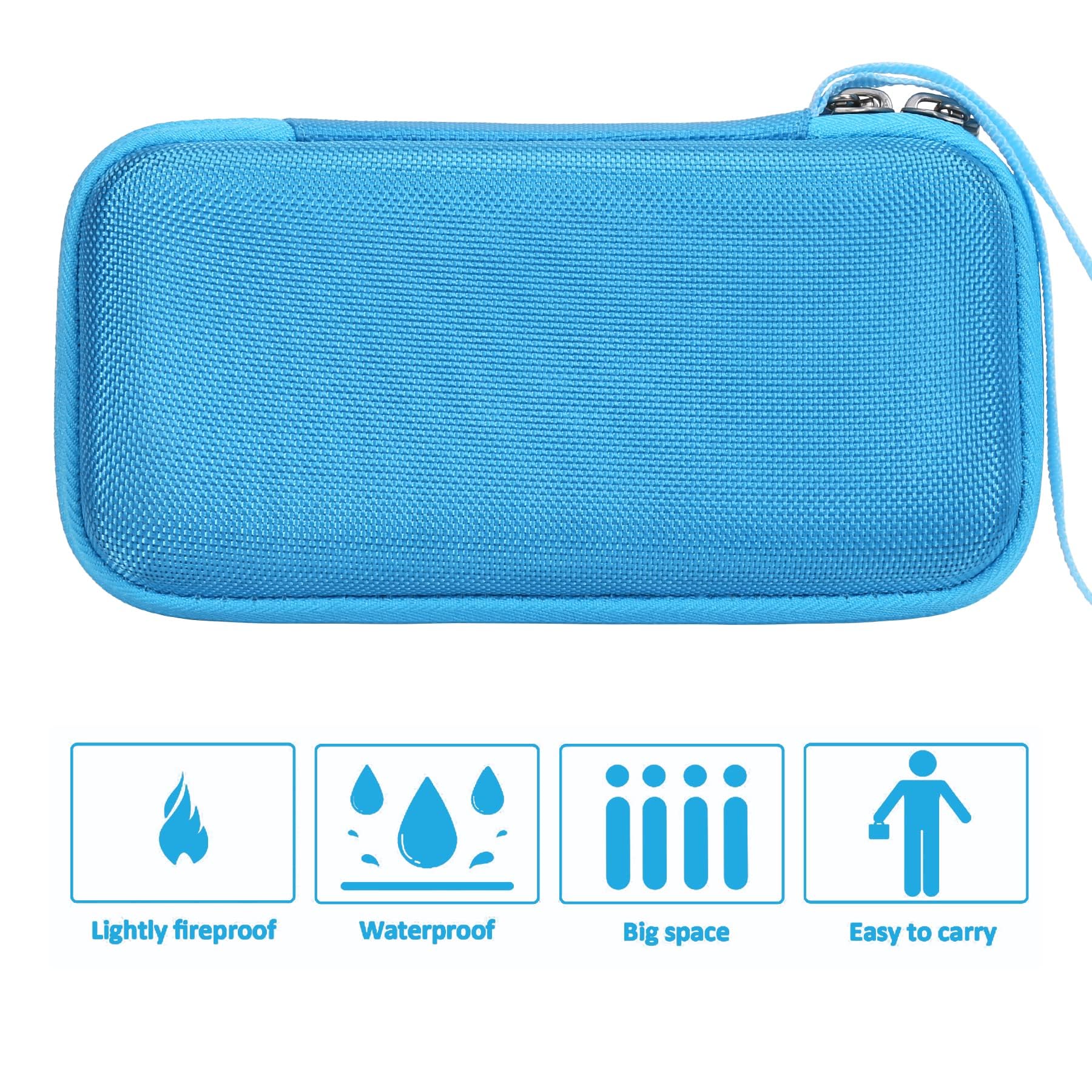 khanka Carrying Case for Texas Instruments TI-30Xa / TI BA II Plus/TI-30XIIS /TI-30XS MultiView/TI-36X Pro Engineering Scientific Calculator, Case Only (Blue)
