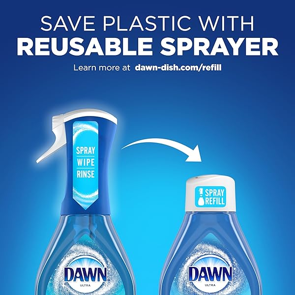 DAWN PLATINUM POWERWASH DISH SPRAY, DISH SOAP, FRESH SCENT REFILL, 16 FL OZ (PACK OF 1)