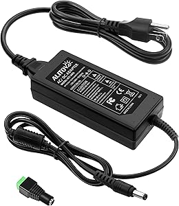 ALITOVE 24V 3A 72W AC to DC Adapter Power Supply Converter AC 100V ~ 240V to DC 24V 3amp Transformer with 5.5x2.1mm DC Output Jack for 5050 3528 LED Strip Module Light, CCTV Camera System