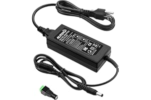 ALITOVE 24V 3A 72W AC to DC Adapter Power Supply Converter AC 100V ~ 240V to DC 24V 3amp Transformer with 5.5x2.1mm DC Output Jack for 5050 3528 LED Strip Module Light, CCTV Camera System