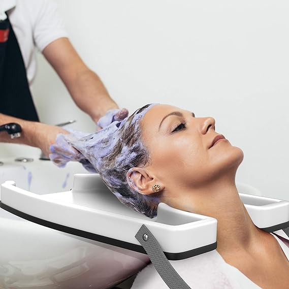 Bluestone Hair Washing Tray for Sink Portable NonSlip Shampoo