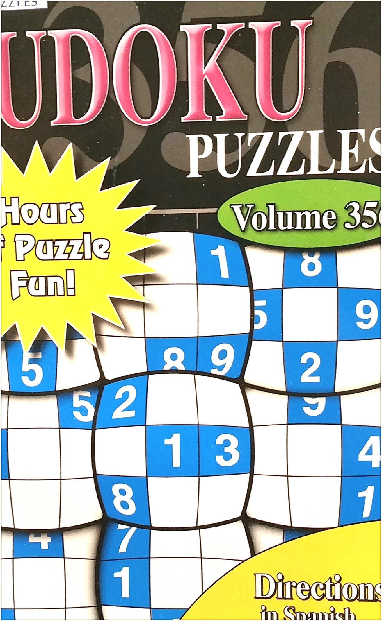 Sudoku Puzzle Book Volume 356 ~ 8" x 5" ~ 76 Large Print Puzzles