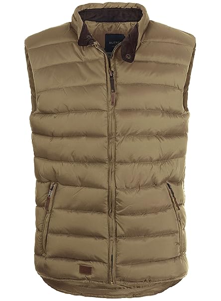 Blend Cam Herren Weste Steppweste Outdoor Weste Mit Stehkragen