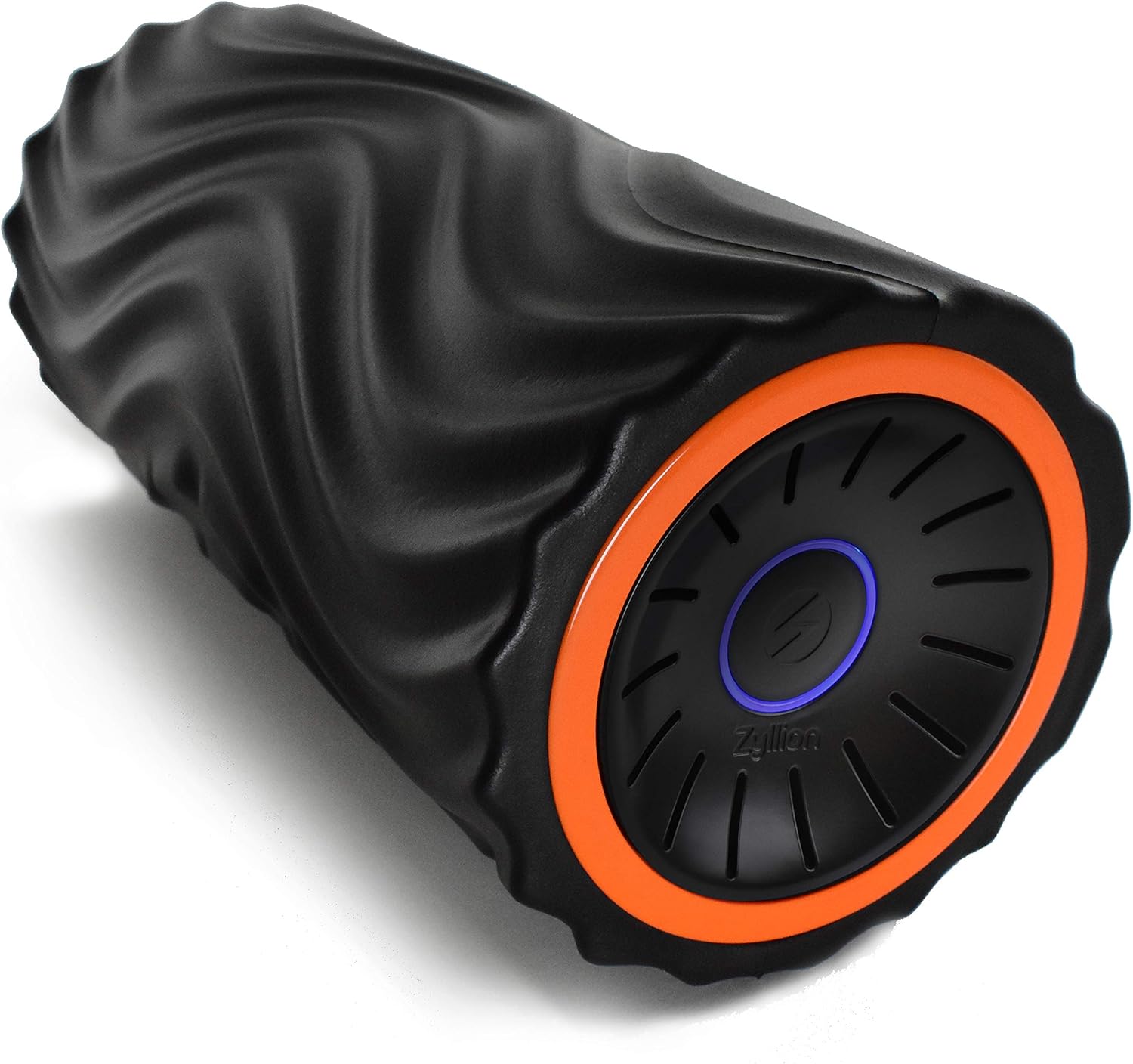 Zyllion Vibrating Foam Roller with 4 Intensity Settings – Rechargeable High Density Massager for Post Workout Muscle Recover, Myofascial Release, and Deep Tissue Massage, ZMA-22 (Orange/Black): Health & Personal Care