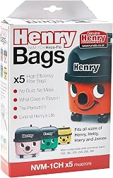 Henry NVM-1CH/907076 HepaFlo Vacuum Bags Pack of 5 White