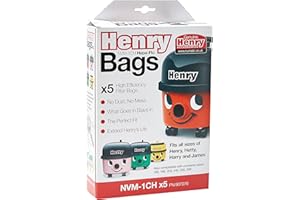 Henry NVM-1CH/907076 HepaFlo Vacuum Bags, Other, White