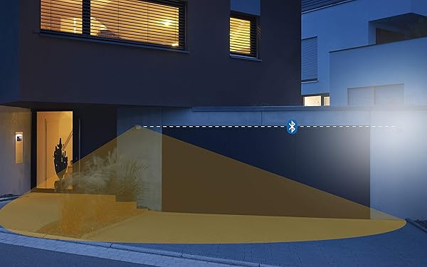 Steinel 066178 Bewegungsmelder iHF 3D anthrazit 160 Bewegungssensor 7 m Reichweite in 3 Zonen per Bluetooth einstellbar 2000 W 230 V