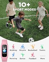 Vigor 2 L Kids Fitness Tracker Pink for 5-15 Heart Rate IP68 view 3