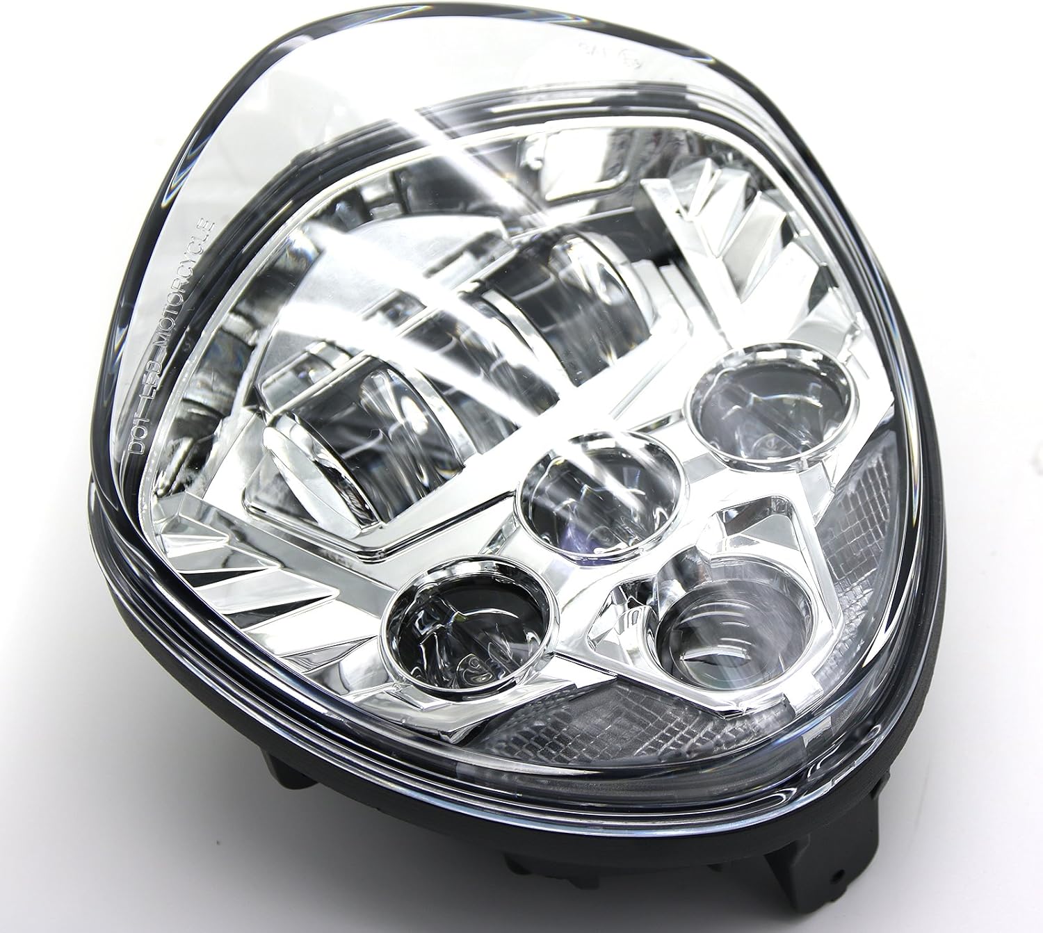 Bsk Motorcycle Victory Headlight Led With Drl High Low Beam For Victory Cross Country Cross Road 10 16 Harley Cross Model Cruiser Chrome Silver