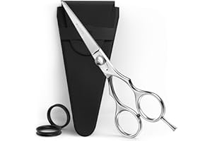 Suvorna Hair Scissors - Shears for Hair Cutting - Hair Cutting Scissors Professional- Scissors for Barbers, Salons, Hairdressers - Made of 6.5" Japanese Stainless Steel and Extremely Razor Sharp Edge.