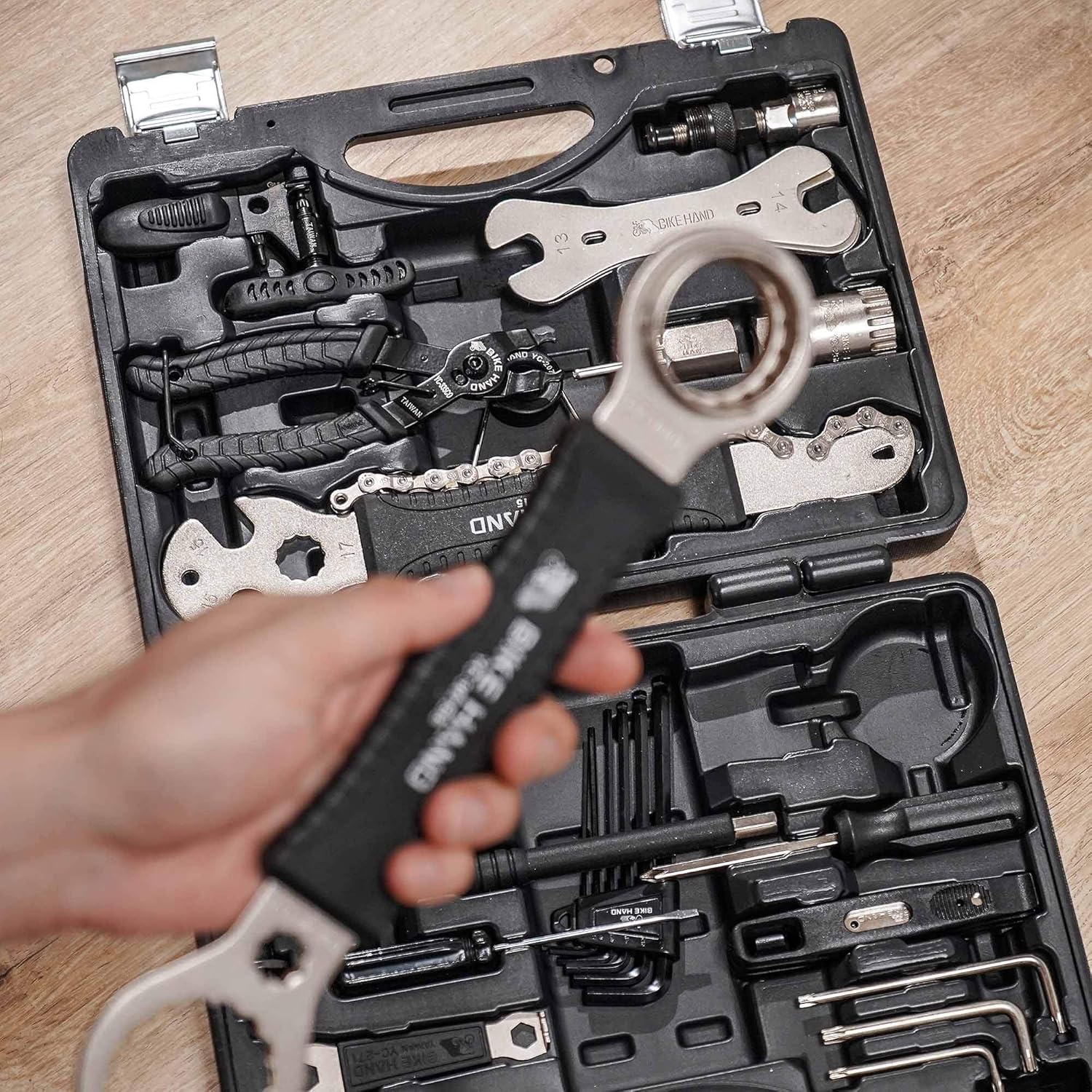 BIKEHAND Quality Bike Bicycle Repair Maintenance Tool Set Kit : Sports & Outdoors