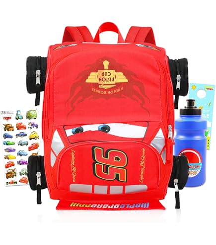 cars mini rolling backpack Disney for Toddlers Bundle - 12