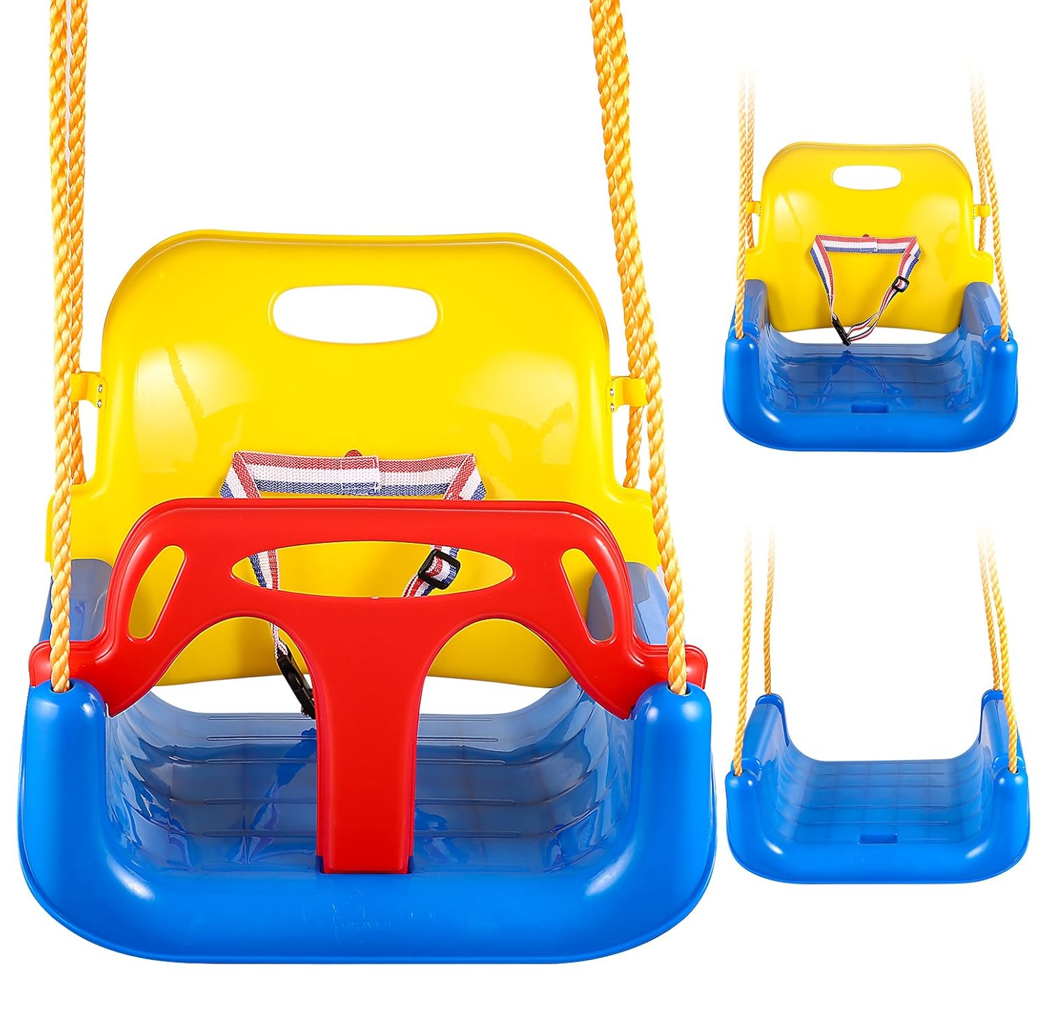 BUSYALL En Columpios Infantiles para Bebés Niños con Silla Convertible Asiento de