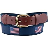 Leather Man Ltd American Flag Belt