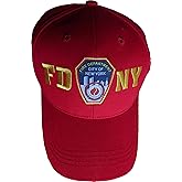 FDNY Men's Baseball Hat Officially Licensed Caps Fire Dept New York City