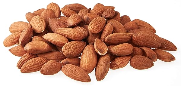 AMAZON BRAND – HAPPY BELLY WHOLE RAW ALMONDS, 48 OUNCE (PACK OF 1)