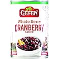 Gefen Whole Berry Cranberry Sauce 16oz (1 Pack) No High Fructose Corn Syrup, Nothing Artificial