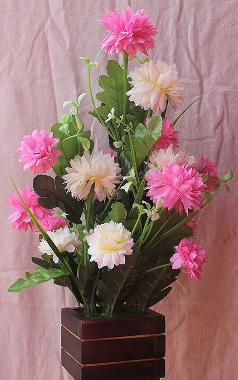 Buy Qt Artificial Flower With Pot For Home Decoration Online At