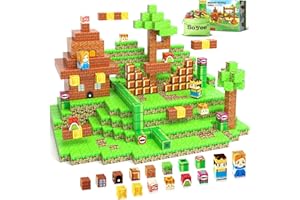 SOYEE 108PCS Magnetic Blocks Building Toys - 1'' Magnet Building Blocks Build Mine Magnet World Game Adventure Set Cubes Boys Girls Toys Ages 3-5 4-6 5-7 6-8 Kids Gifts for 3-12 Years Old School Supplies