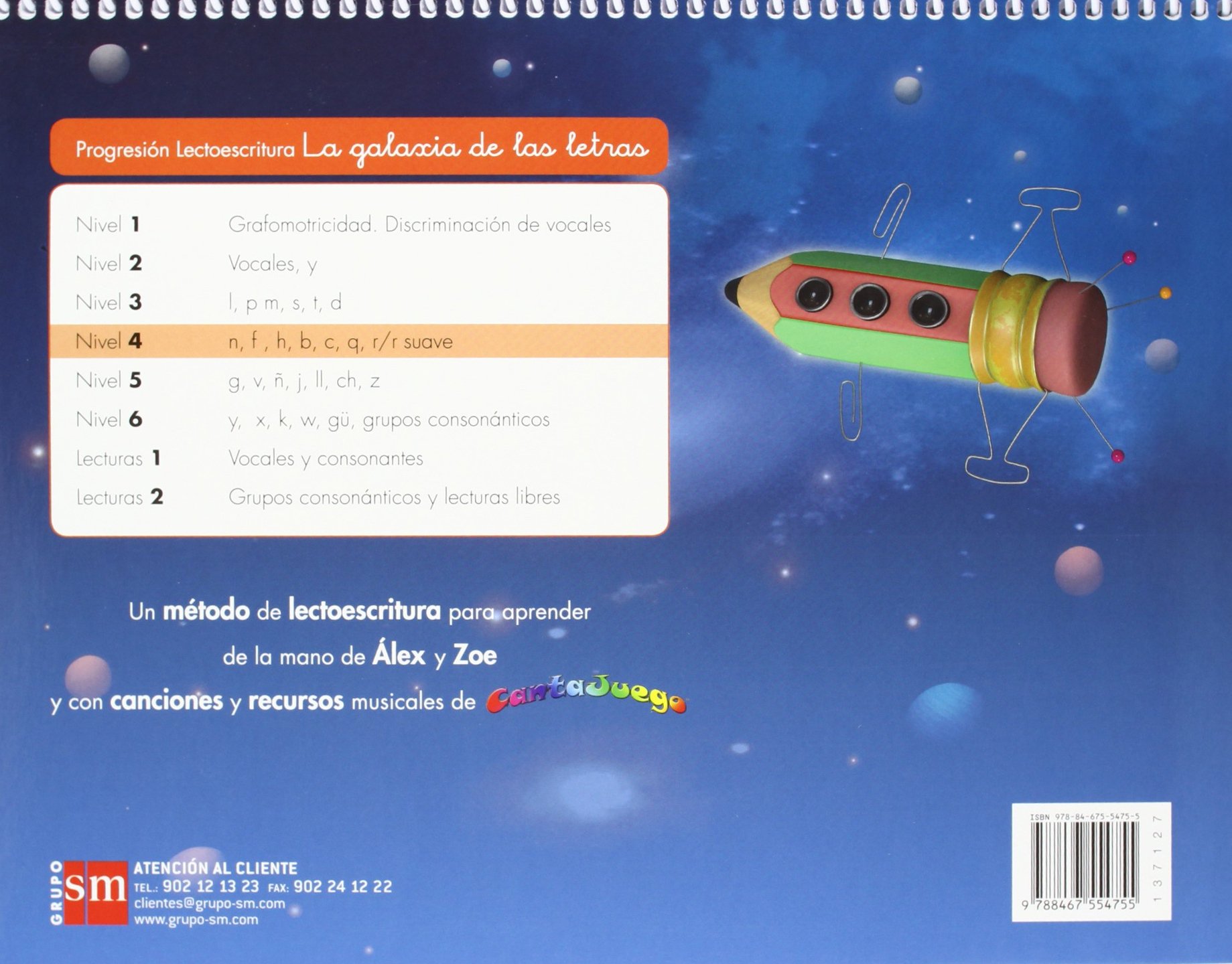 Lectoescritura 4 Cuadricula La Galaxia De Las Letras Pazos Esther Menendez Camarena Pilar Palencia Lourdes Ivanov Markov Emil Paperkids Gomez Ariel Alejandro Amazon Es Libros