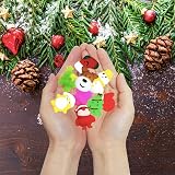 POPOYU 30pc Christmas Mochi Squishy Toys Mini Kawaii Stress Squeeze Fidget Xmas view 4