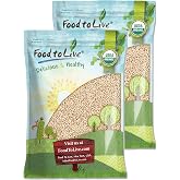 Food to Live - Organic Sunflower Seeds, 18 Pounds Hulled, Raw, Non-GMO, Dried Kernels, Unsalted, Kosher, Vegan, Keto, Paleo, Sirtfood, Bulk, Good Source of Protein