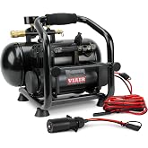 VIAIR 380C Plug-N-Play Compressor, 12V, 1.5 gallon tank, 200 PSI Rated with 7-way Power Access, for nailing, air tools, tire inflation