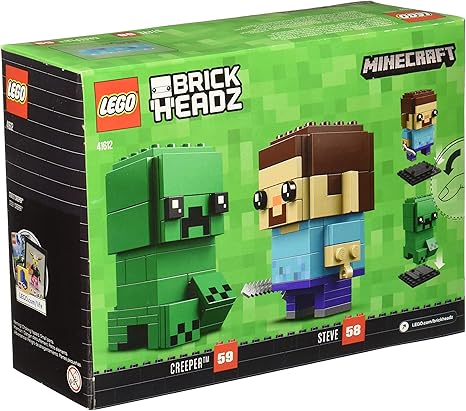 steve and creeper lego