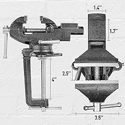 Dual-Purpose Combined Universal Vise 360° Swivel