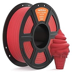 ELEGOO Matte PLA Filament 1.75mm Ruby Red 1KG, 3D