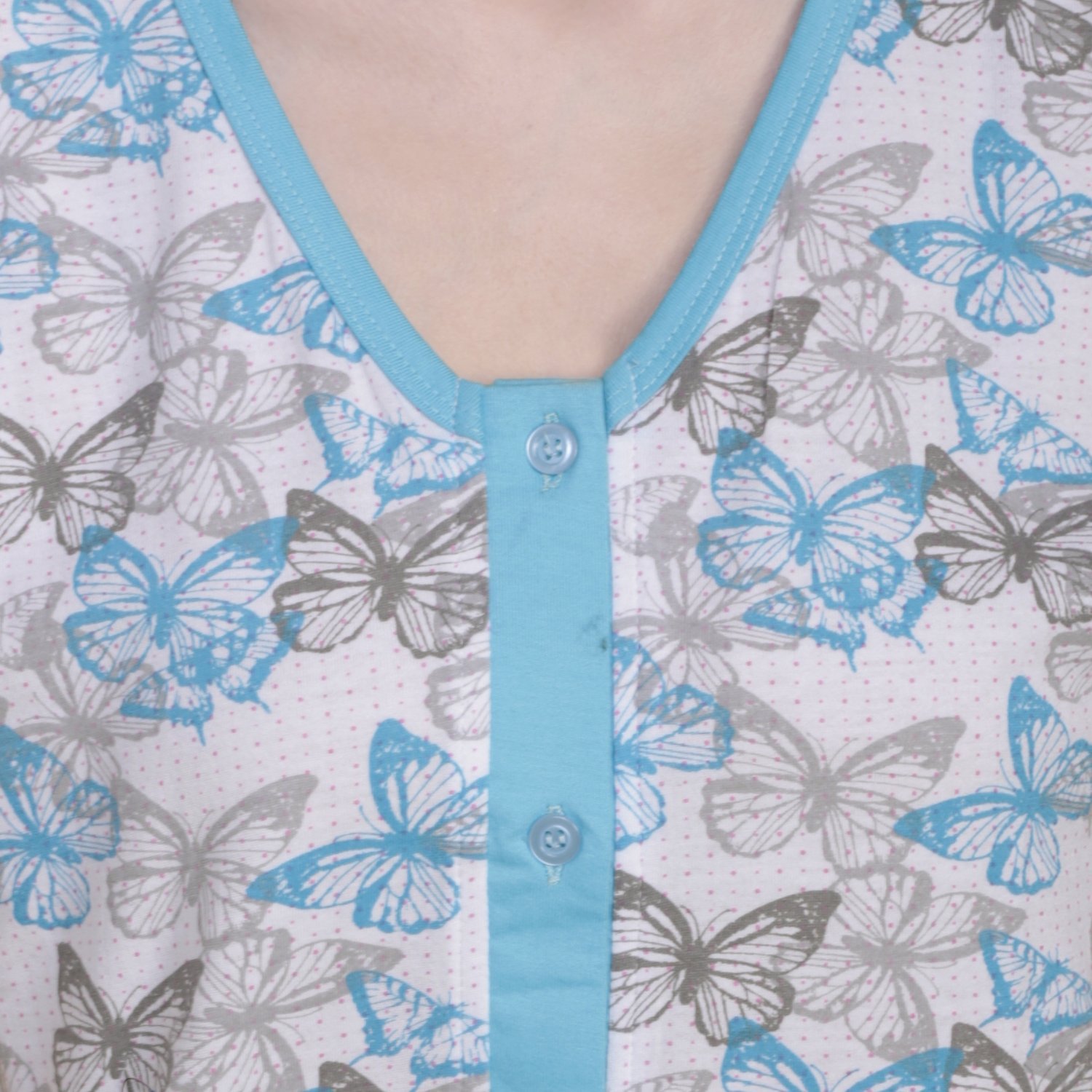 claura cotton butterfly print lower and top