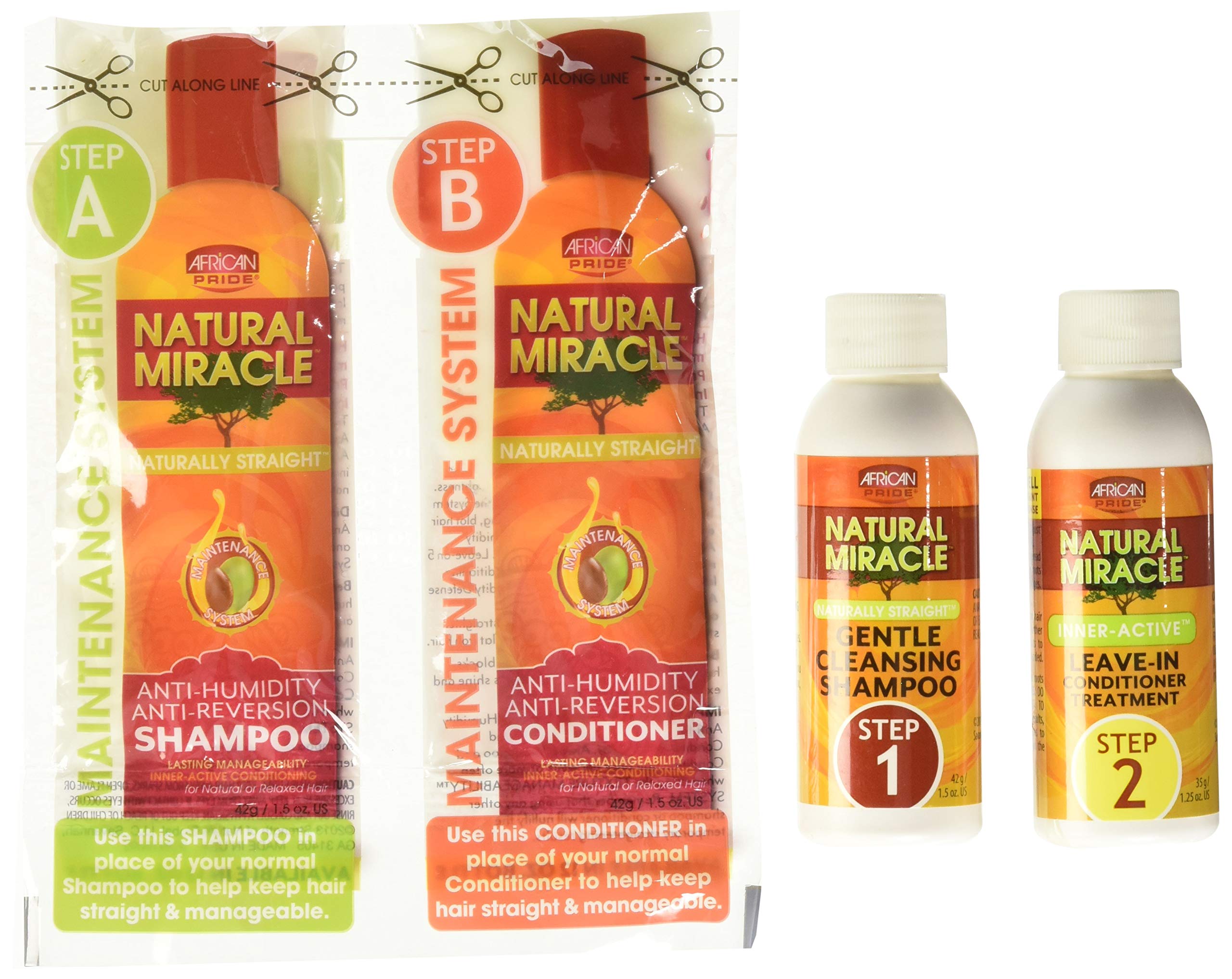 African Pride Naturally Straight Texture Manageability System Kit