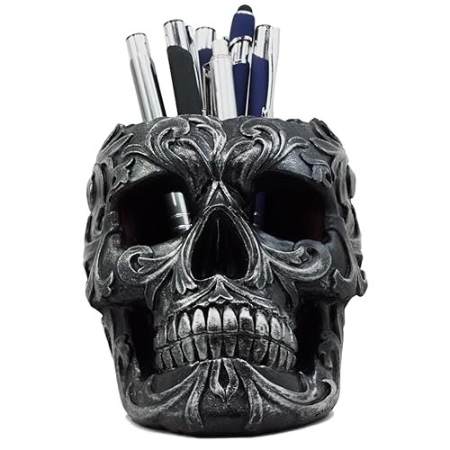 tattoo holder skull pen office desktop gifts head artists ossuary figurine tribal floral stationery gift ebros celtic skeleton pencil statue tattoo holder skull pen office desktop gifts head artists ossuary figurine tribal floral stationery gift ebros celtic skeleton pencil statue