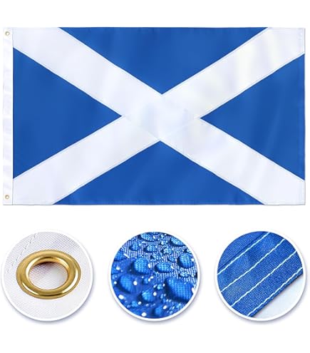 Calcomanía De Vinilo Para Coche Con Bandera Escocesa De León Rampante