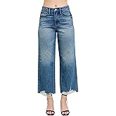 Judy Blue High Waist Rigid Magic Destroy Wide Leg Crop