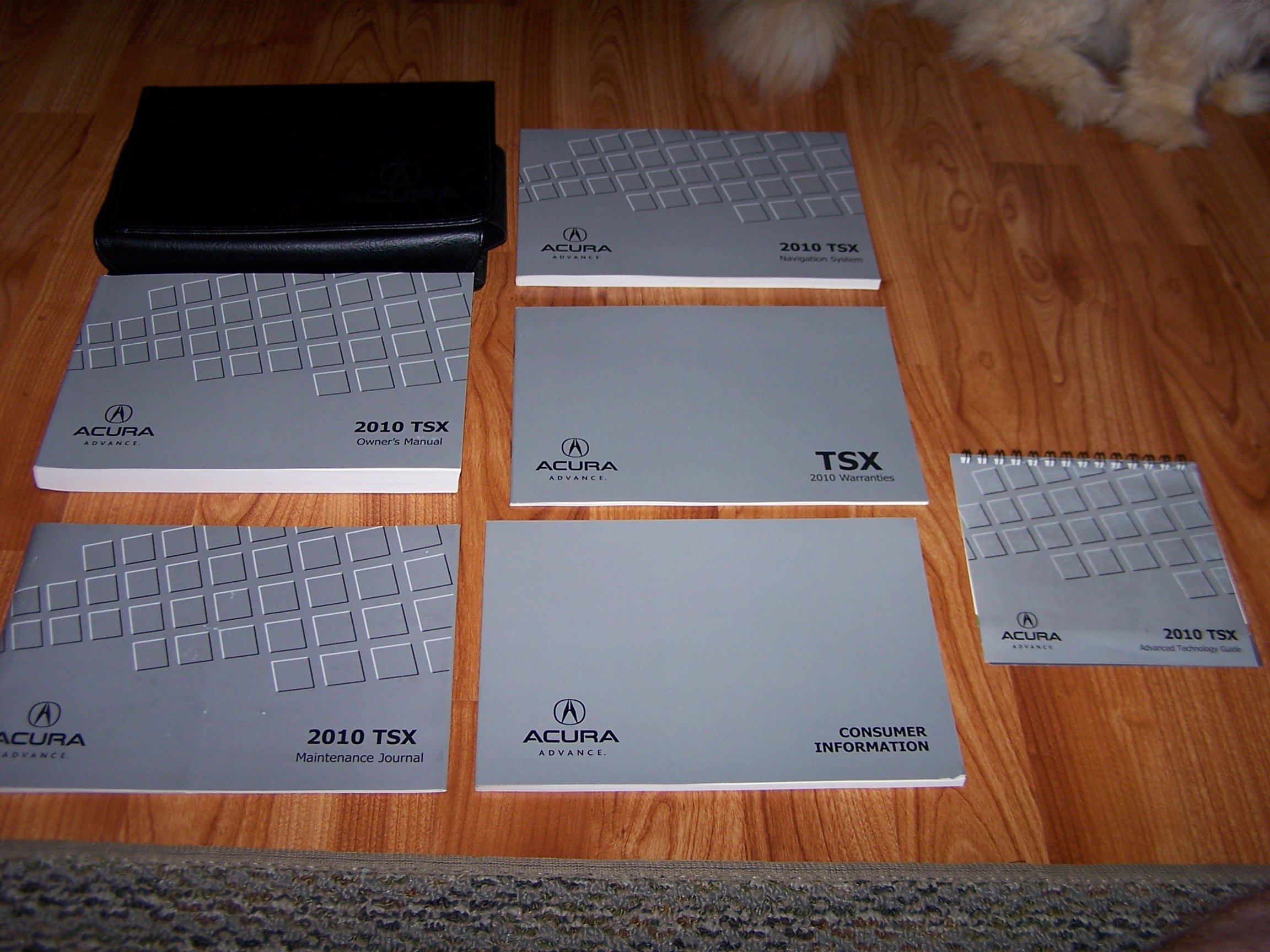 2010 Acura TSX Owners Manual book Paperback – 2010