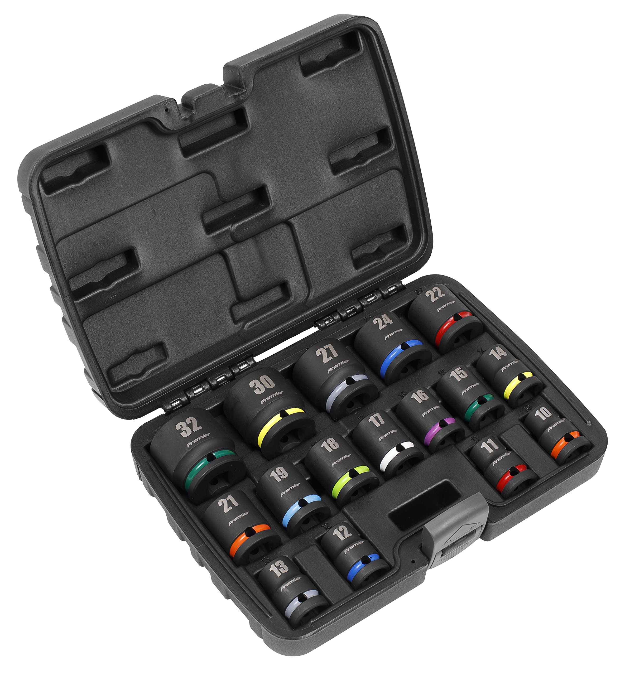 Sealey Impact Socket Set 16pc 1/2”Sq Drive - AK5625M